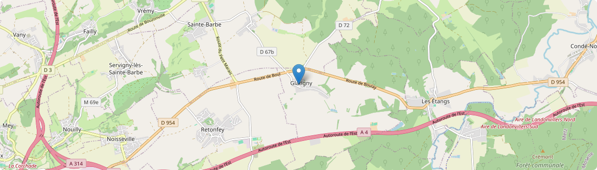 Glatigny - Carte