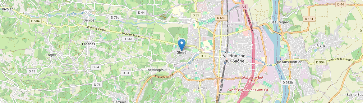 Gleizé - Carte