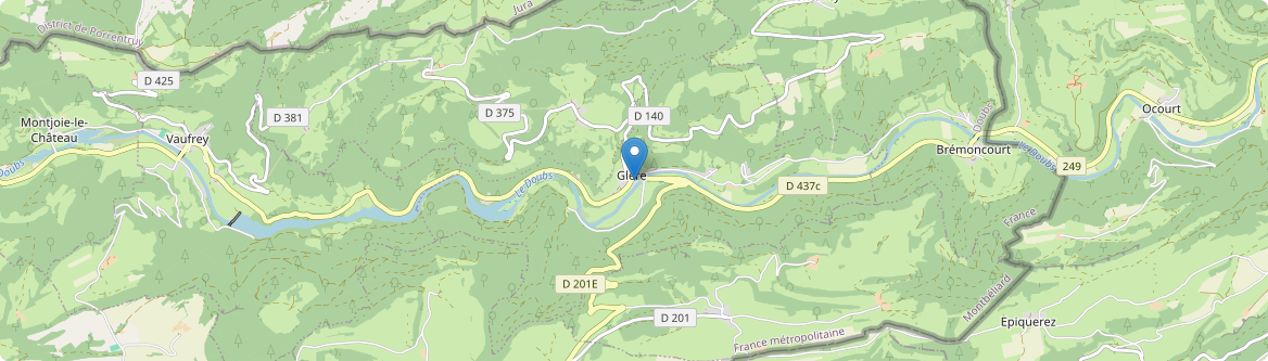 Glère - Carte