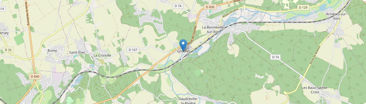 Glisolles - Carte