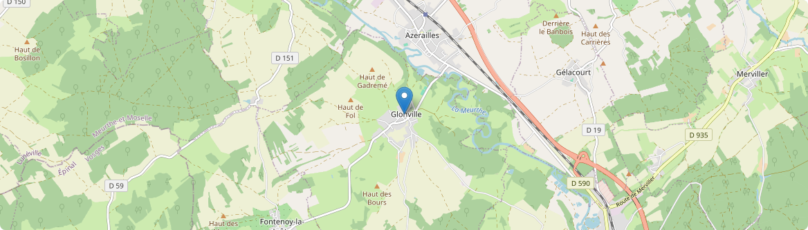 Glonville - Carte