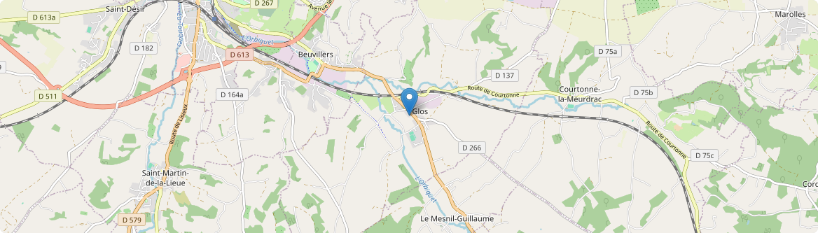 Glos - Carte