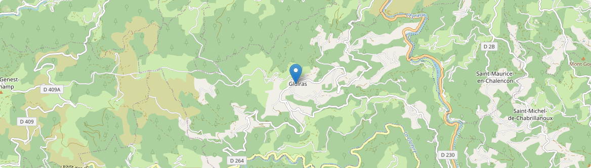 Gluiras - Carte