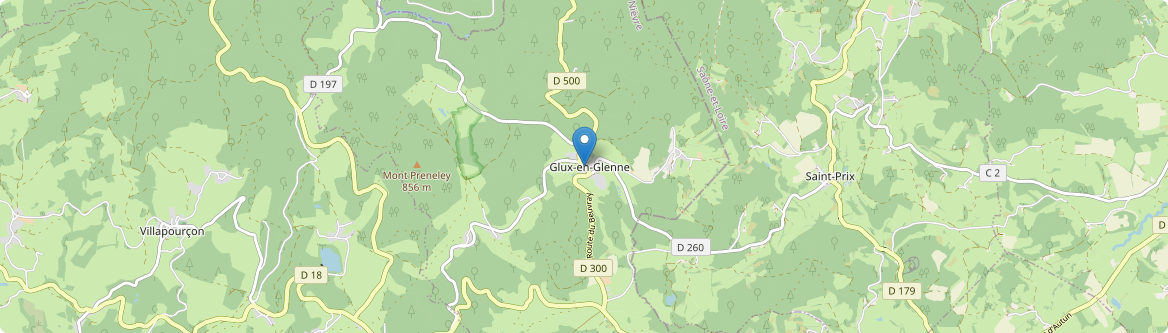 Glux-en-Glenne - Carte