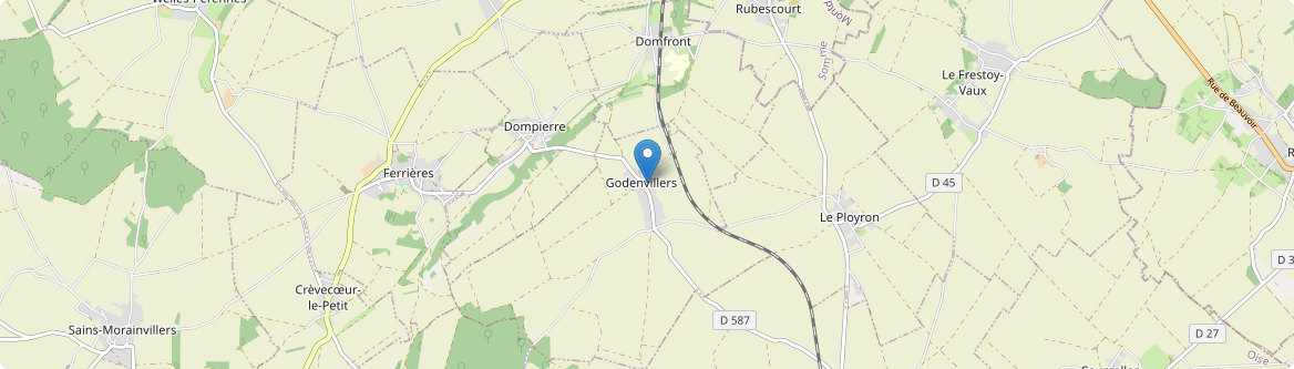 Godenvillers - Carte