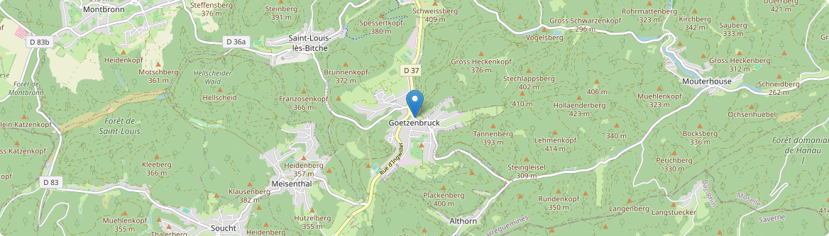 Goetzenbruck - Carte