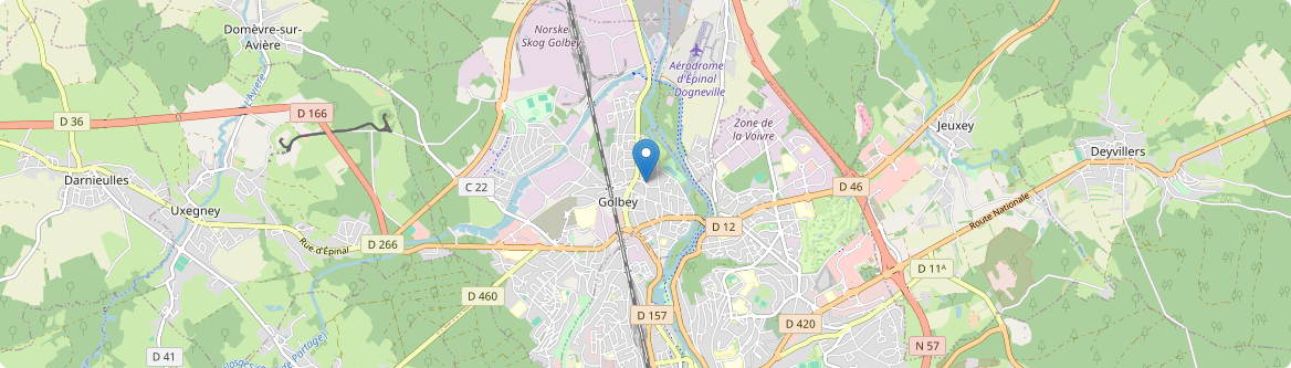 Golbey - Carte
