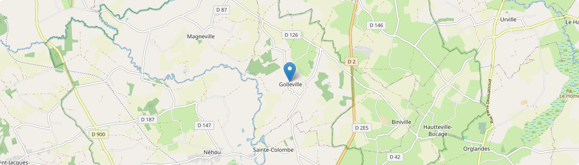 Golleville - Carte