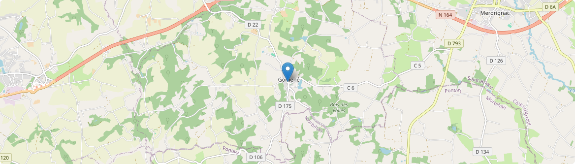 Gomené - Carte
