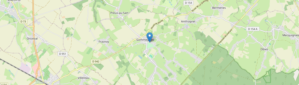Gommegnies - Carte