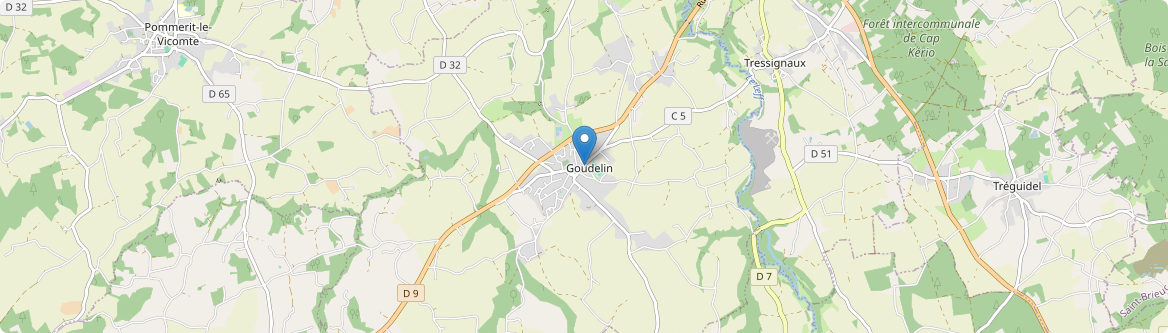 Gommenec'h - Carte