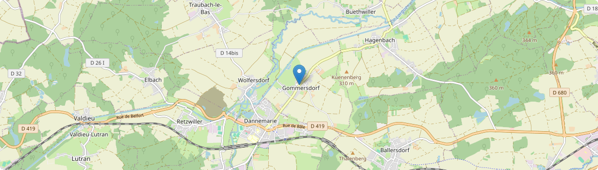 Gommersdorf - Carte