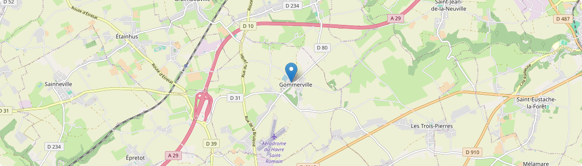 Gommerville - Carte