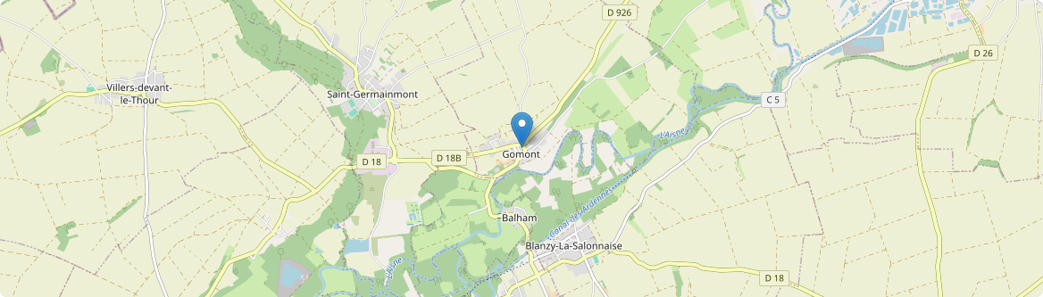 Gomont - Carte