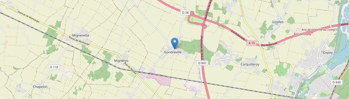Gondreville - Carte