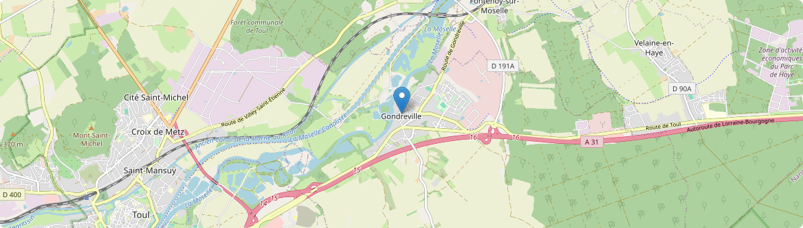 Gondreville - Carte
