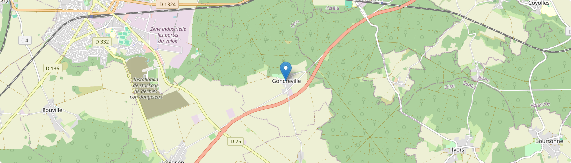 Gondreville - Carte
