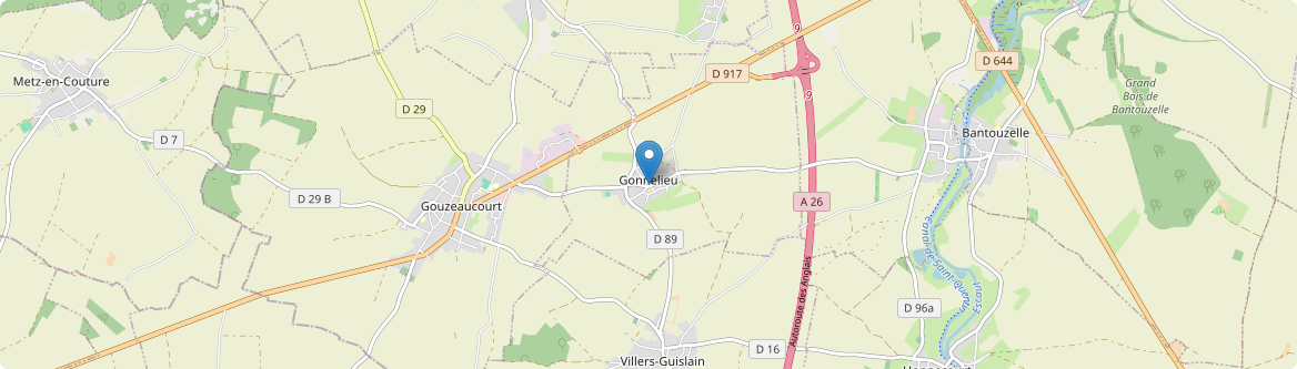 Gonnelieu - Carte