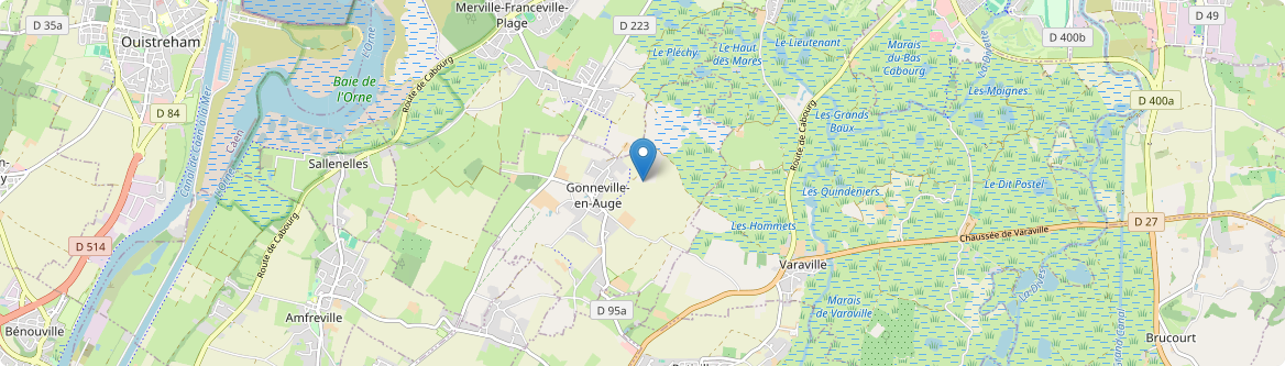 Gonneville-en-Auge - Carte