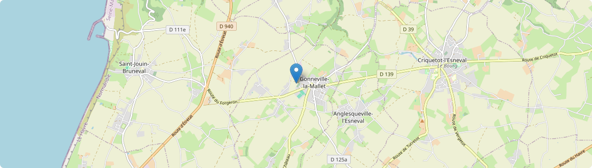 Gonneville-la-Mallet - Carte