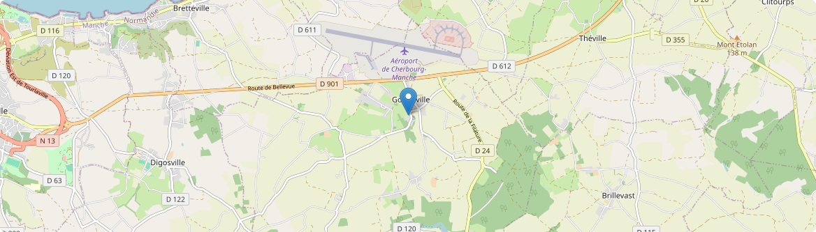 Gonneville-Le Theil - Carte