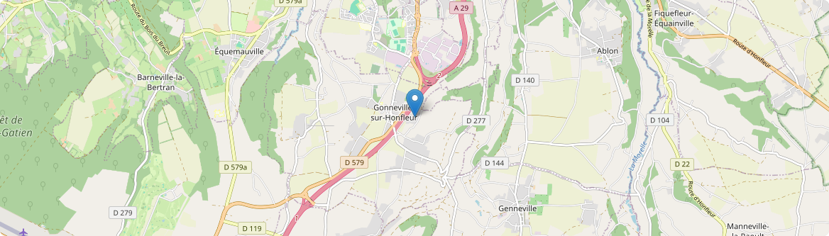 Gonneville-sur-Honfleur - Carte