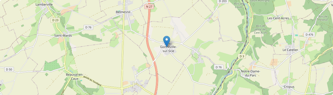 Gonneville-sur-Scie - Carte