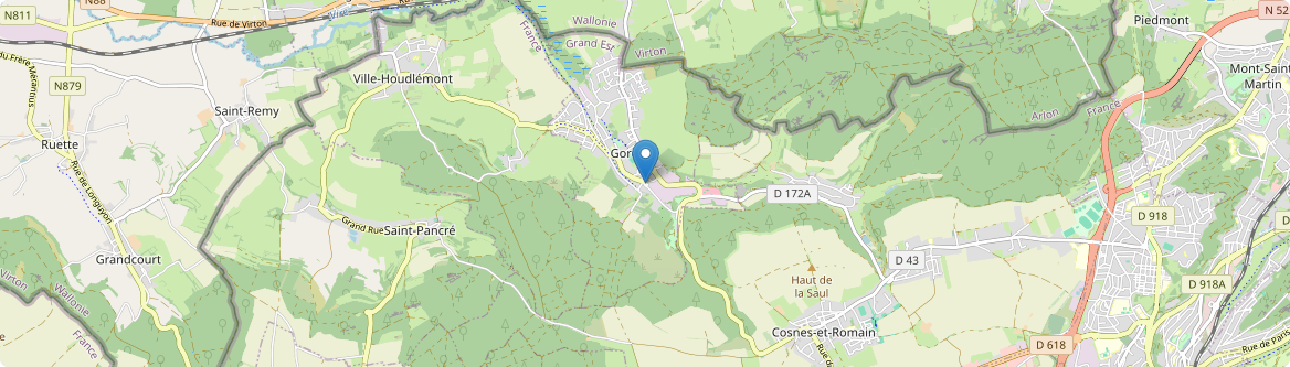 Gorcy - Carte