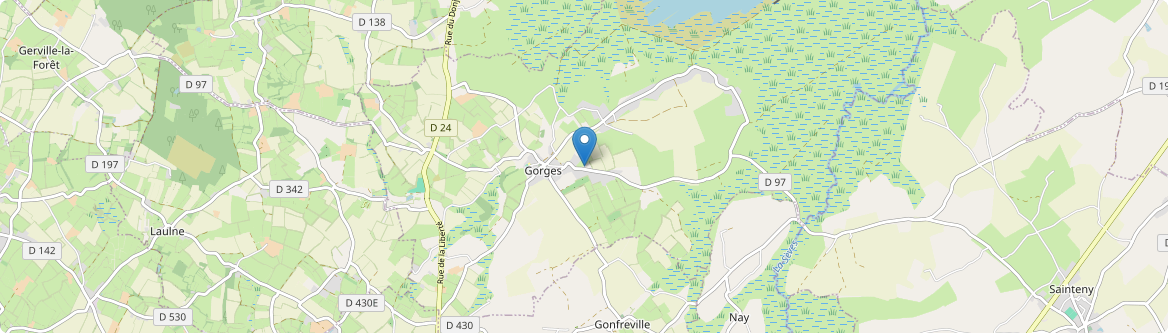 Gorges - Carte