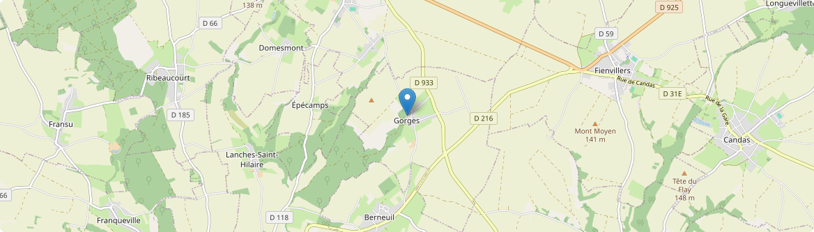 Gorges - Carte