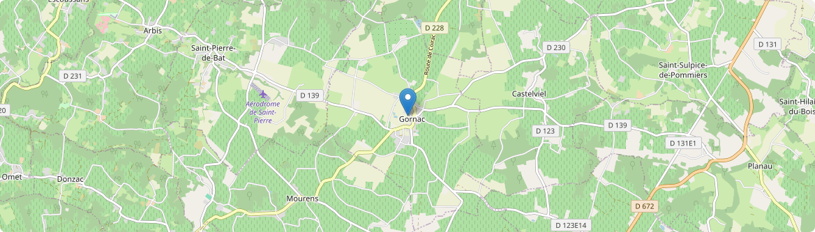 Gornac - Carte