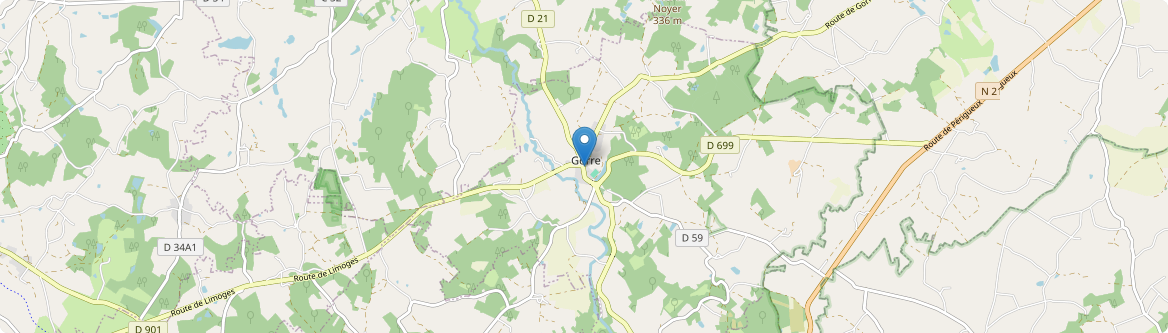 Gorre - Carte