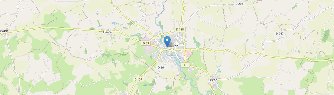 Gorron - Carte