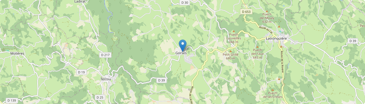 Gorses - Carte