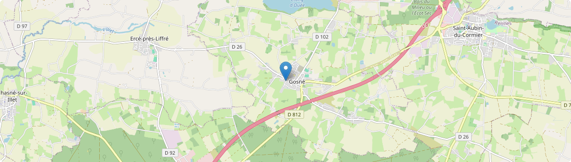 Gosné - Carte