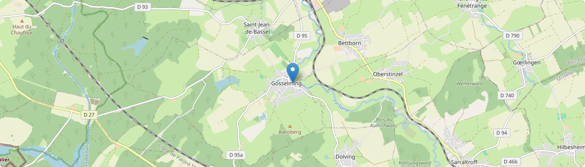 Gosselming - Carte
