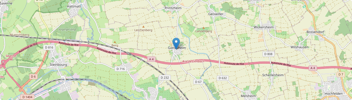 Gottesheim - Carte