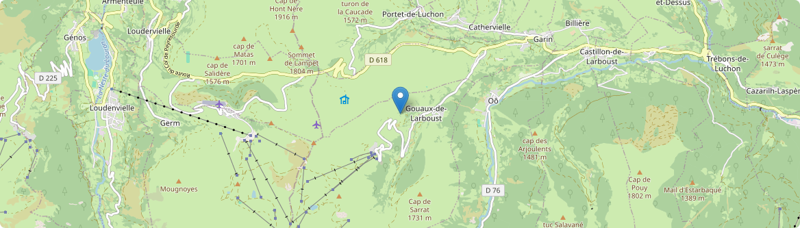 Gouaux-de-Larboust - Carte