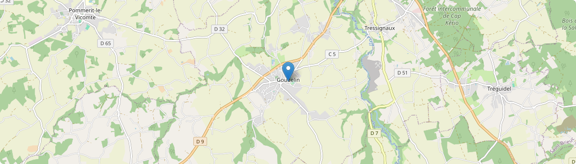 Goudelin - Carte