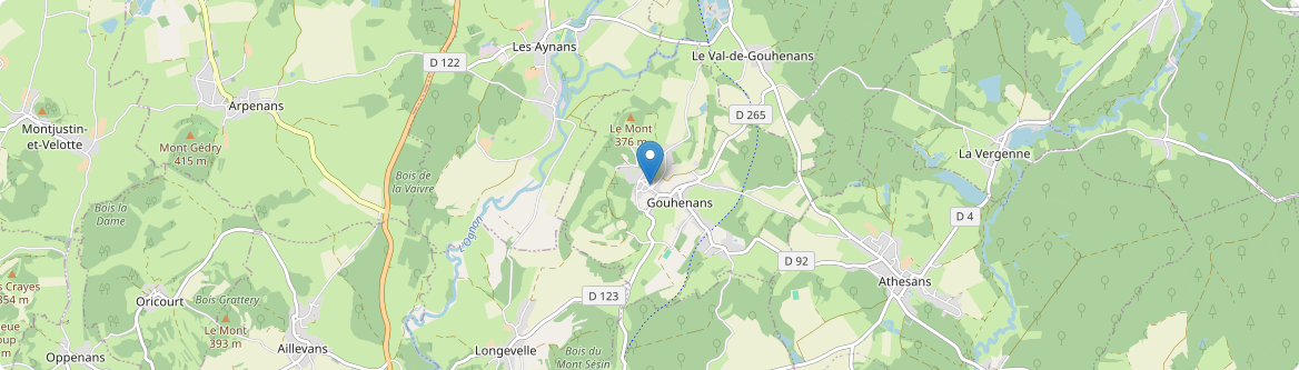 Gouhenans - Carte