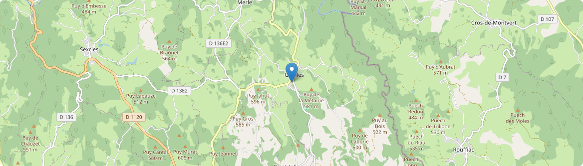 Goulles - Carte