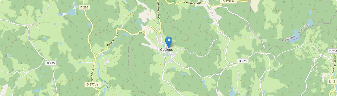 Gouloux - Carte