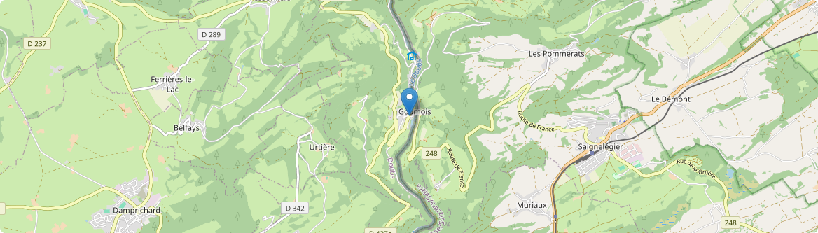 Goumois - Carte