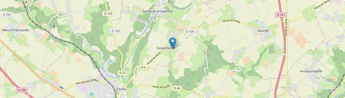 Goupillières - Carte