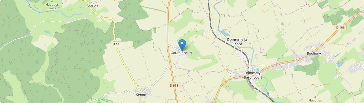 Gouraincourt - Carte