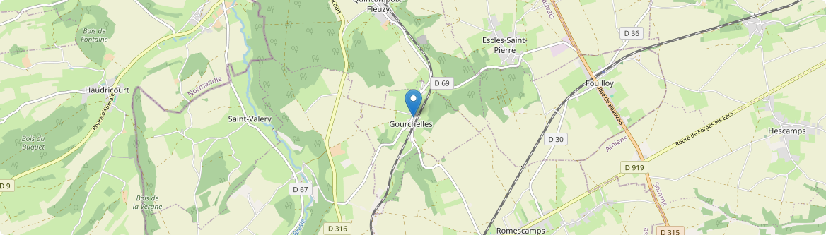 Gourchelles - Carte