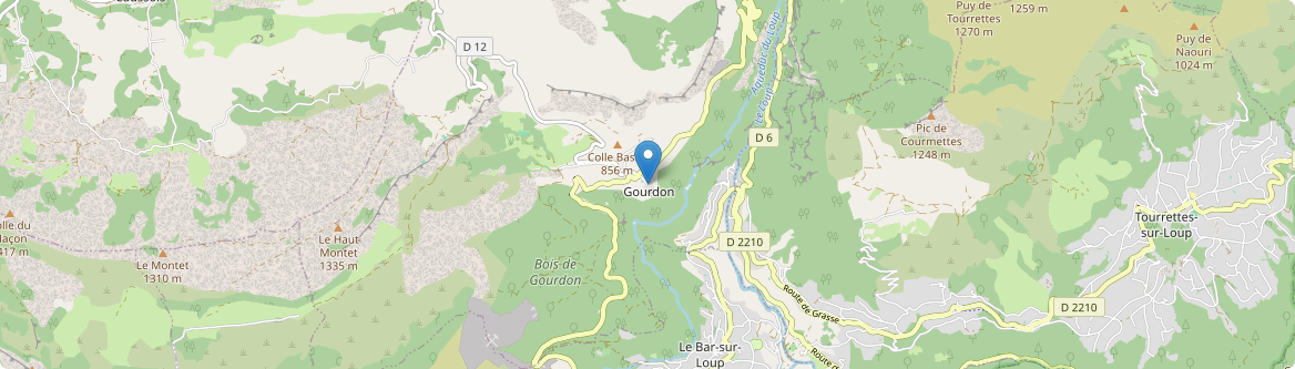 Gourdon - Carte