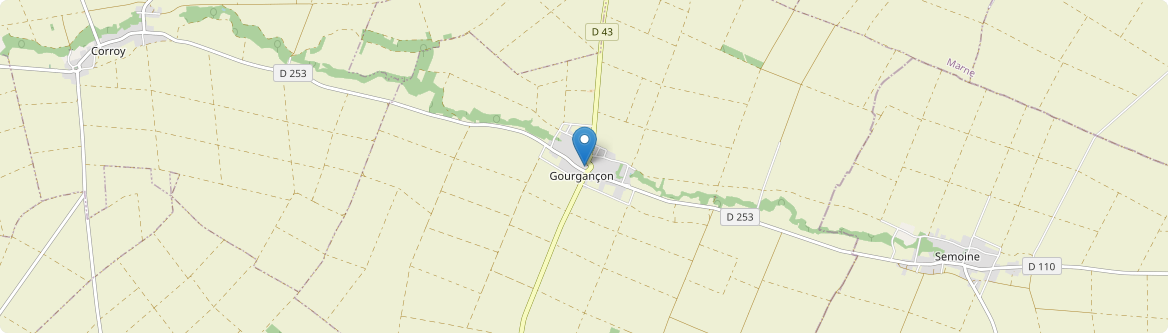 Gourgançon - Carte