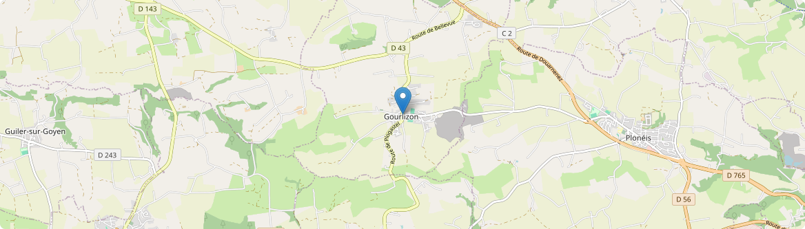 Gourlizon - Carte