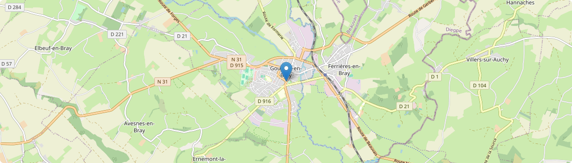 Gournay-en-Bray - Carte